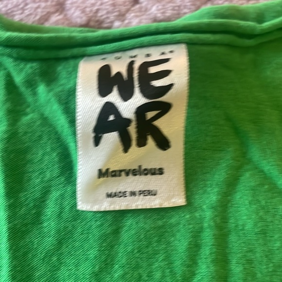 Zumba Green and Fluorescente Red “You’ve got this Mija” Tank - Picture 4 of 6